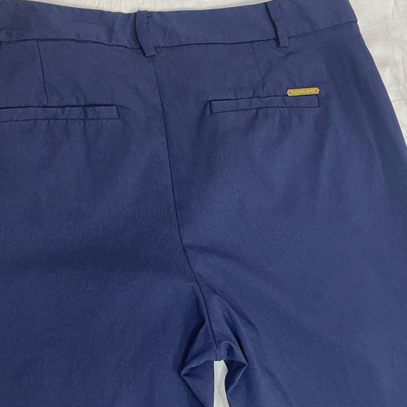 Michael By Michael Kors dark blue stretch mid rise ankle pant’s trousers size 8 - Picture 14 of 16